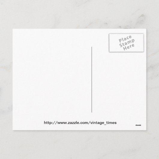 Weihnachtskarte Feiertagspostkarte (Rückseite)