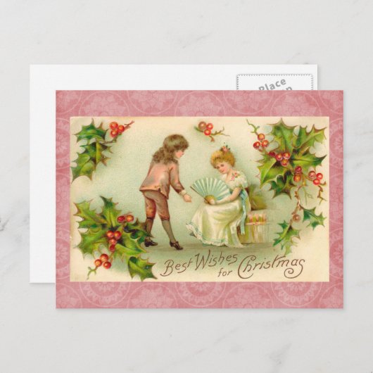 Weihnachtskarte Feiertagspostkarte (Vorne/Hinten)