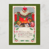 Weihnachtskarte Feiertagspostkarte (Vorderseite)