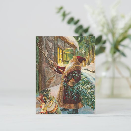 Weihnachtskarte Feiertagspostkarte (Stehend Vorderseite)
