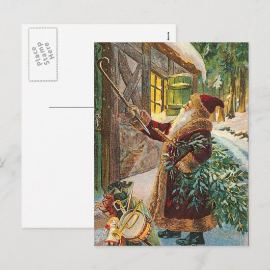 Weihnachtskarte Feiertagspostkarte (Vorne/Hinten)