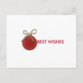 Weihnachtskarte Feiertagspostkarte (Vorderseite)