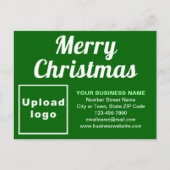 Weihnachtskarte Feiertagspostkarte (Vorderseite)