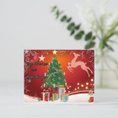 Weihnachtskarte Feiertagspostkarte (Stehend Vorderseite)