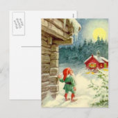Weihnachtskarte Feiertagspostkarte (Vorne/Hinten)