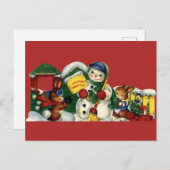 Weihnachtskarte Feiertagspostkarte (Vorne/Hinten)