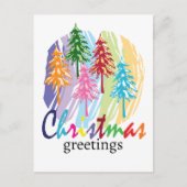 Weihnachtskarte Feiertagspostkarte (Vorderseite)