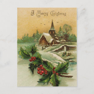 Weihnachtskarte Feiertagspostkarte