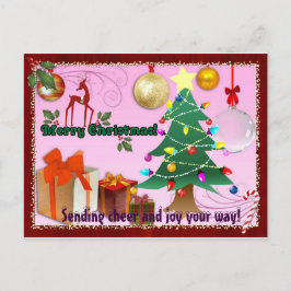 Weihnachtskarte Feiertagspostkarte