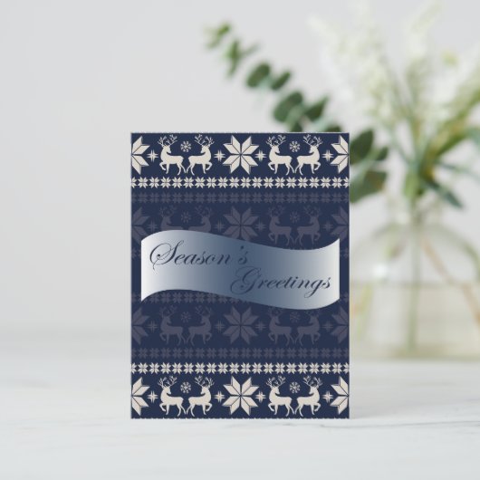 Weihnachtskarte Feiertagspostkarte (Stehend Vorderseite)