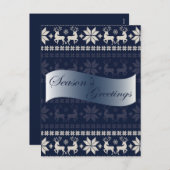 Weihnachtskarte Feiertagspostkarte (Vorne/Hinten)