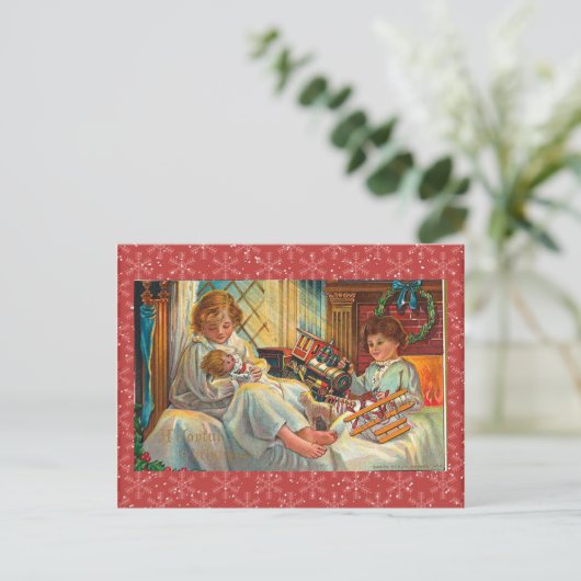 Weihnachtskarte Feiertagspostkarte (Stehend Vorderseite)