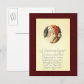 Weihnachtskarte Feiertagspostkarte (Vorne/Hinten)