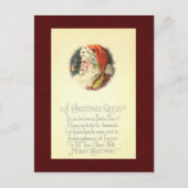 Weihnachtskarte Feiertagspostkarte (Vorderseite)