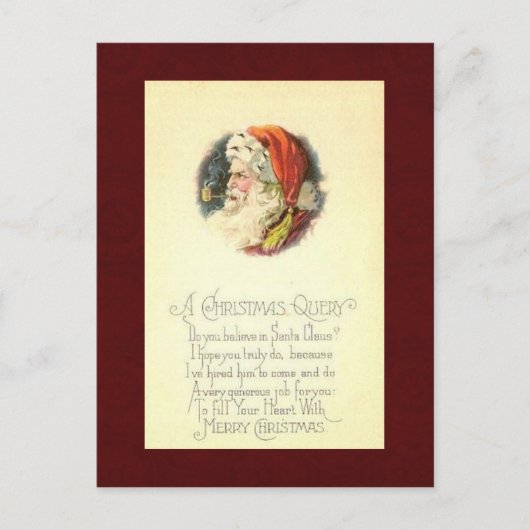 Weihnachtskarte Feiertagspostkarte (Vorderseite)