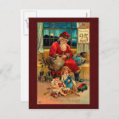 Weihnachtskarte Feiertagspostkarte (Vorne/Hinten)