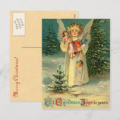 Weihnachtskarte Feiertagspostkarte (Vorne/Hinten)