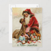 Weihnachtskarte Feiertagspostkarte (Vorne/Hinten)