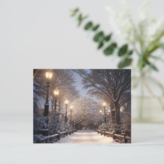 Weihnachtskarte Feiertagspostkarte (Stehend Vorderseite)