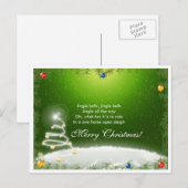 Weihnachtskarte Feiertagspostkarte (Vorne/Hinten)