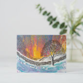 Weihnachtskarte Feiertagspostkarte (Stehend Vorderseite)