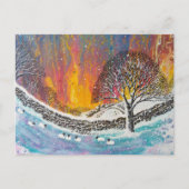 Weihnachtskarte Feiertagspostkarte (Vorderseite)