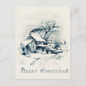 Weihnachtskarte Feiertagspostkarte (Vorderseite)