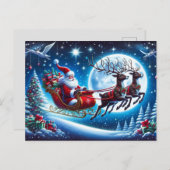 Weihnachtskarte Feiertagspostkarte (Vorne/Hinten)