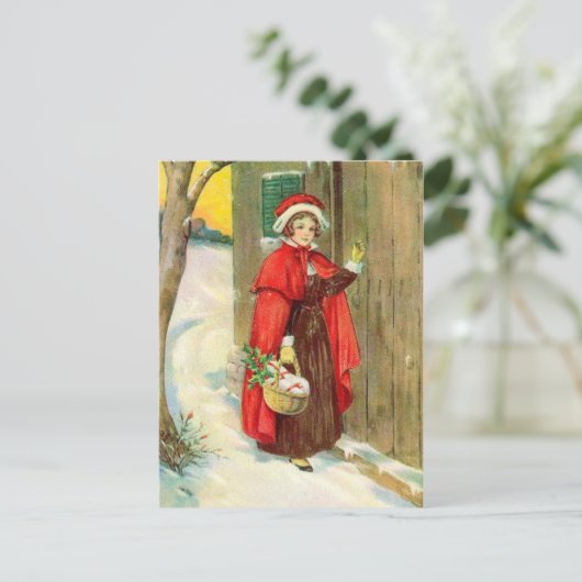 Weihnachtskarte Feiertagspostkarte (Stehend Vorderseite)