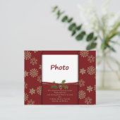Weihnachtskarte Feiertagspostkarte (Stehend Vorderseite)