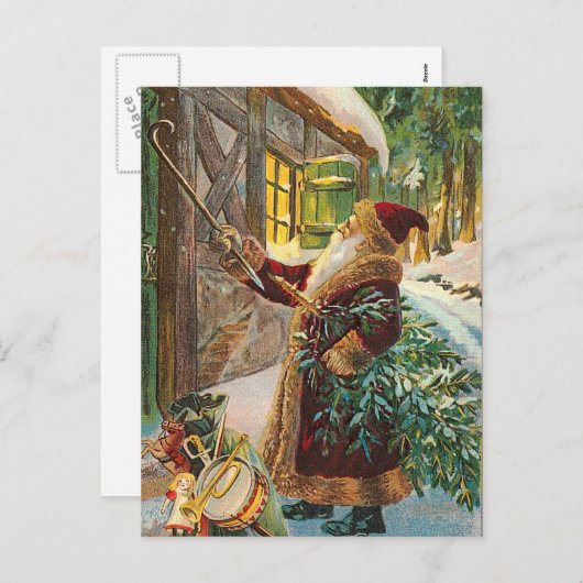 Weihnachtskarte Feiertagspostkarte (Vorne/Hinten)