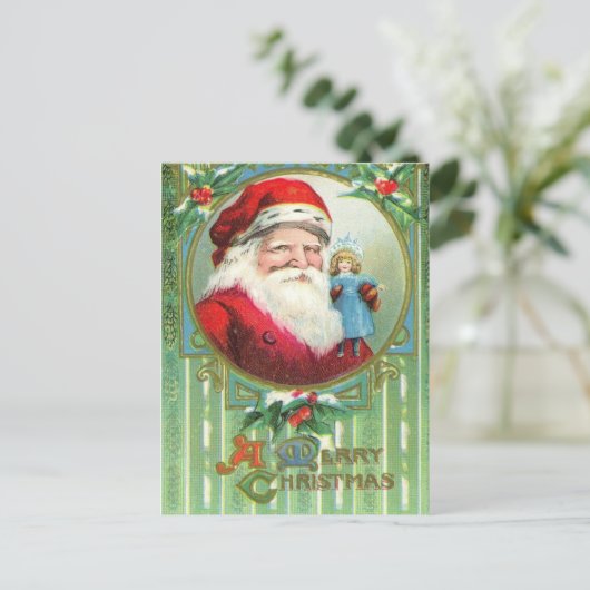 Weihnachtskarte Feiertagspostkarte (Stehend Vorderseite)