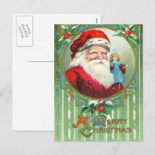 Weihnachtskarte Feiertagspostkarte (Vorne/Hinten)