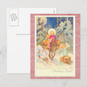 Weihnachtskarte Feiertagspostkarte (Vorne/Hinten)