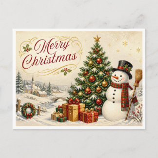 Weihnachtskarte Feiertagspostkarte