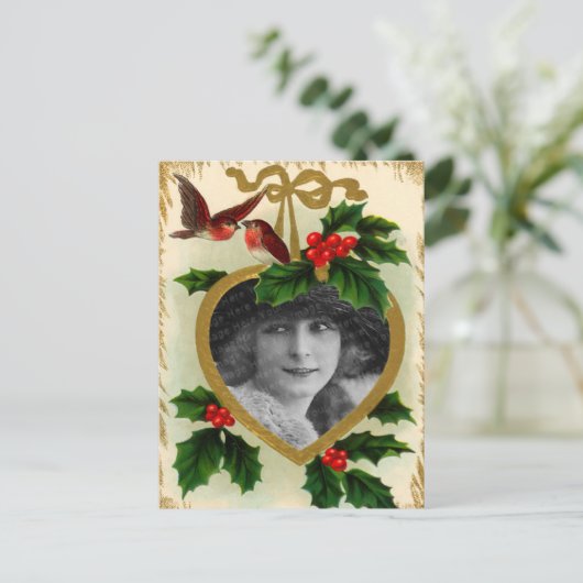 Weihnachtskarte Feiertagspostkarte (Stehend Vorderseite)