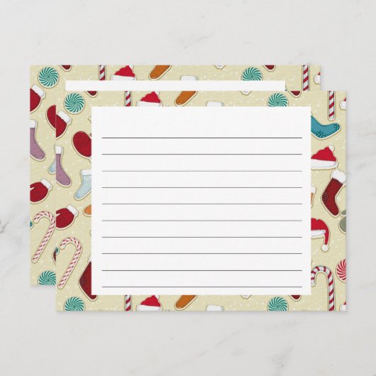 Weihnachtskarte Feiertagspostkarte (Vorne/Hinten)