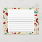 Weihnachtskarte Feiertagspostkarte (Vorderseite)