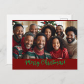 Weihnachtskarte Feiertagspostkarte (Vorne/Hinten)