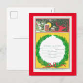 Weihnachtskarte Feiertagspostkarte (Vorne/Hinten)