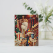 Weihnachtskarte Feiertagspostkarte (Stehend Vorderseite)