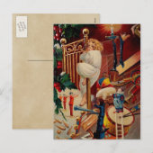 Weihnachtskarte Feiertagspostkarte (Vorne/Hinten)