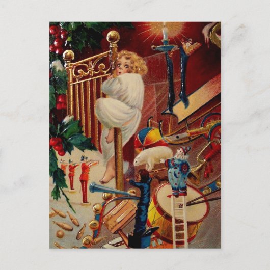 Weihnachtskarte Feiertagspostkarte (Vorderseite)