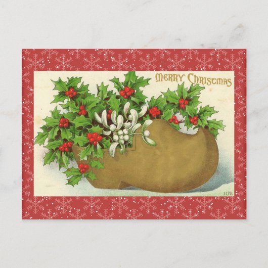 Weihnachtskarte Feiertagspostkarte (Vorderseite)