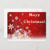 Weihnachtskarte Feiertagspostkarte (Vorne/Hinten)