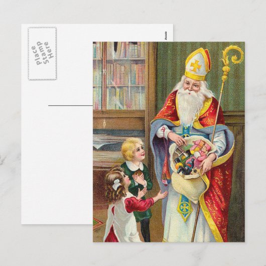 Weihnachtskarte Feiertagspostkarte (Vorne/Hinten)