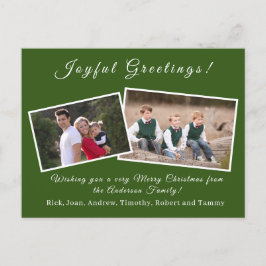 Weihnachtskarte Feiertagspostkarte