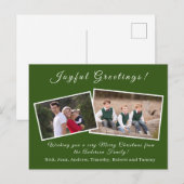 Weihnachtskarte Feiertagspostkarte (Vorne/Hinten)