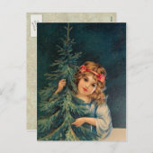 Weihnachtskarte Feiertagspostkarte (Vorne/Hinten)