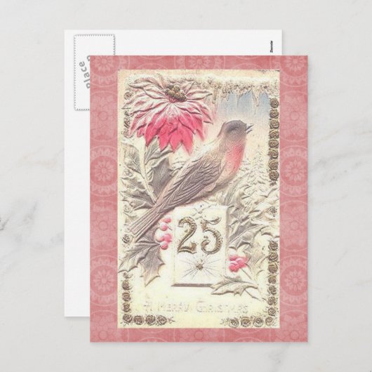 Weihnachtskarte Feiertagspostkarte (Vorne/Hinten)